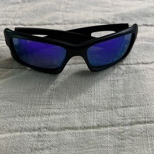 Oakley crankcase men's sunglasses black and purple